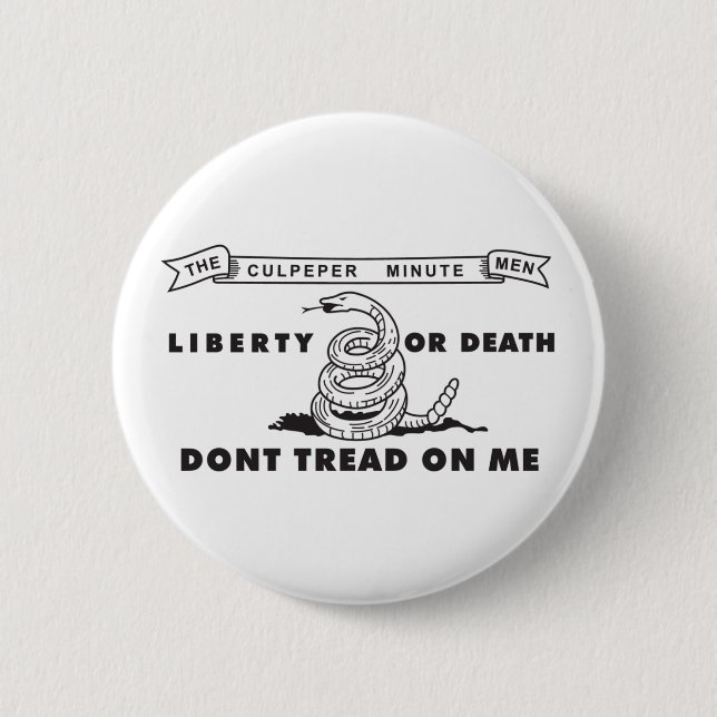Culpeper Minute Men flag Pinback Button (Front)