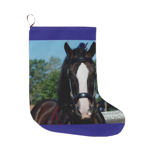 Culpeper Virginia Draft Horse and Mule Show Large Christmas Stocking