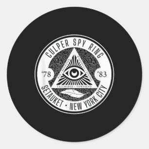 Culper Spy Ring Revolutionary War Classic Round Sticker