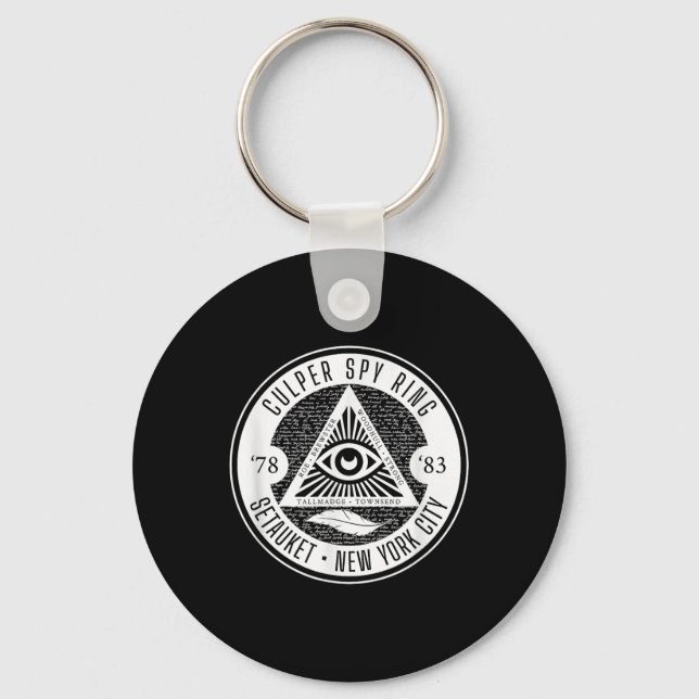 Culper Spy Ring Revolutionary War  Keychain (Front)
