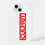 Culprit Stamp iPhone 15 Case