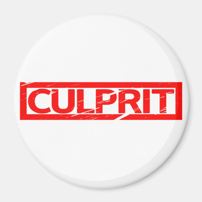Culprit Stamp Magnet (Front)
