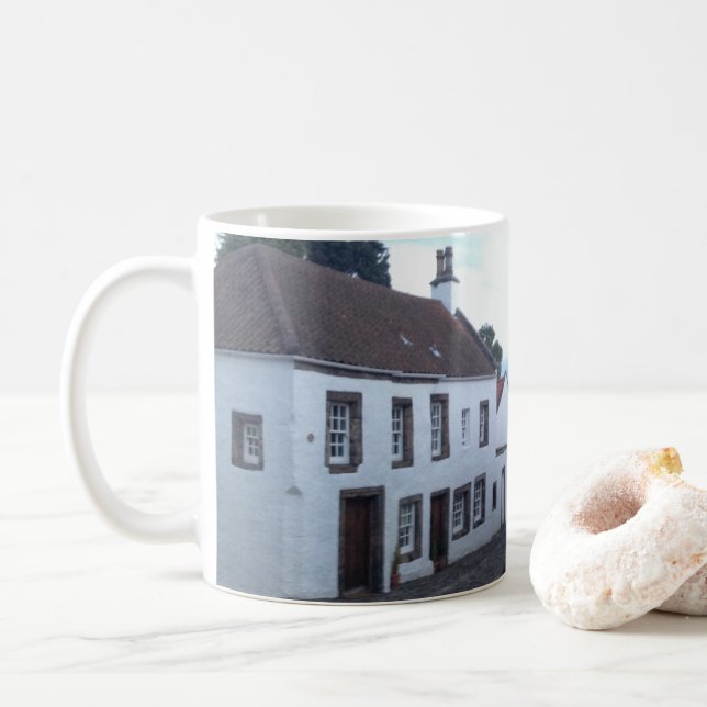 Culross Mercat Cross Mug (With Donut)