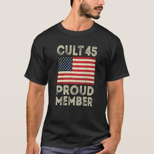 Cult 45 Proud Member Trump 2020 Xmas Gift Vintage T_Shirt