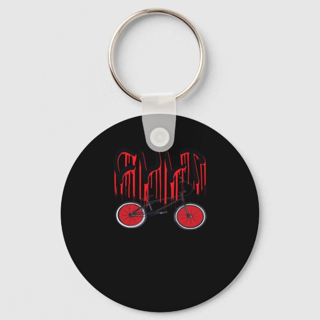 Cult bmx Costume Halloween Keychain (Front)