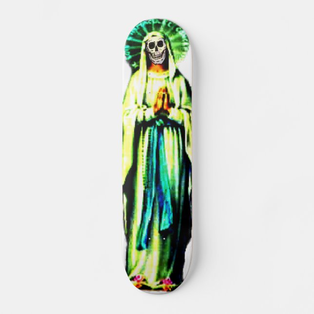 Cult Of Santa Muerte Skateboard Deck (Front)