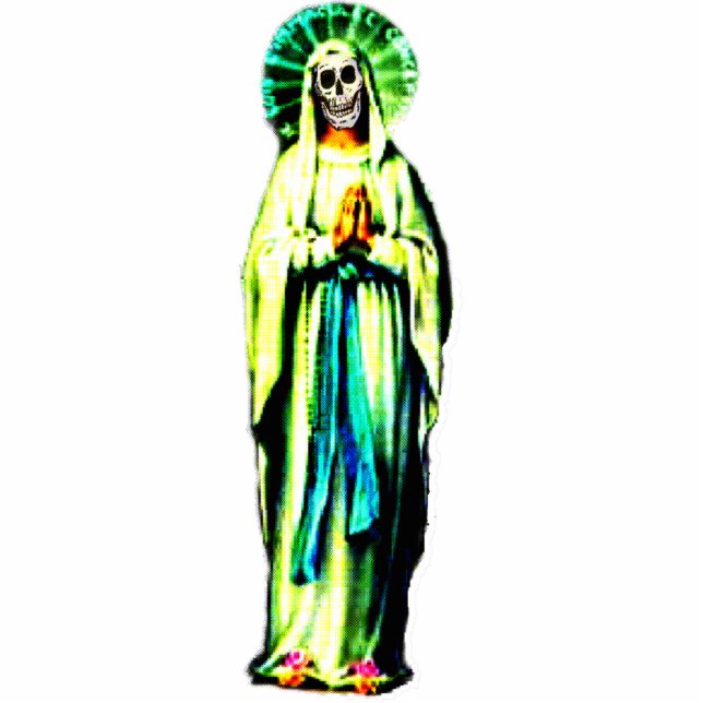 Cult Of Santa Muerte Statuette (Front)