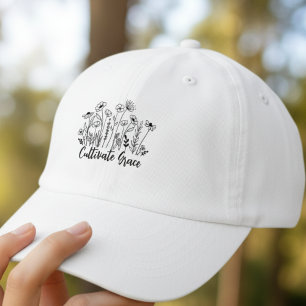 Cultivate Grace Floral – Inspirational Gift for He Hat