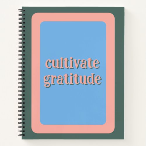 Cultivate Gratitude Bullet Journal 