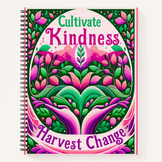 Cultivate Kindness Harvest Change Notebook (Front)