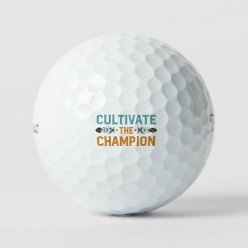 Cultivate The Champion  Golf Balls