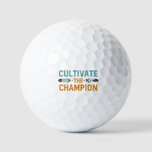 Cultivate The Champion  Golf Balls