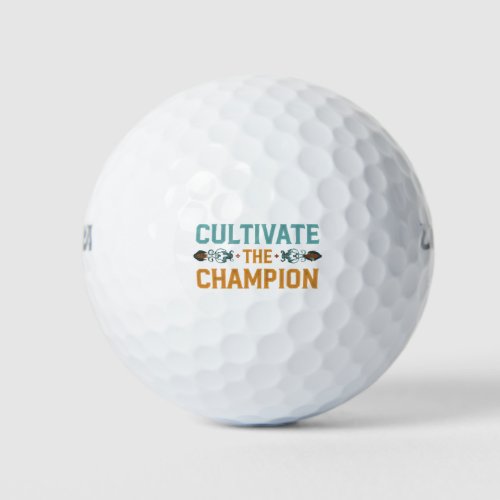 Cultivate The Champion  Golf Balls