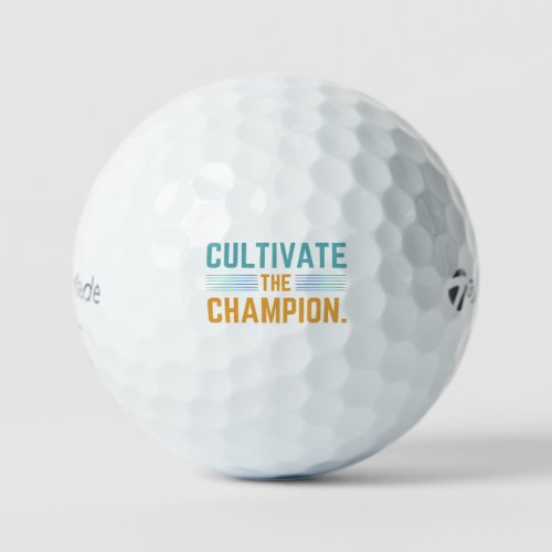  Cultivate The Champion  Golf Balls