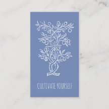 Cultivate Yourself Entwined Branch Smoky Blue