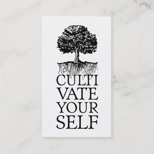 Cultivate Yourself profile card | Zazzle.com