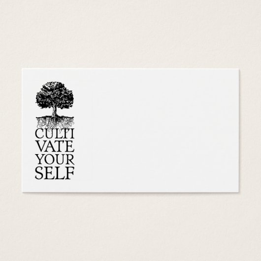 Cultivate Yourself Tree (Front)