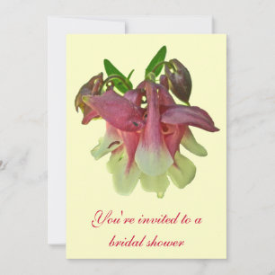 Cultivated Columbine Bridal Shower Invitation