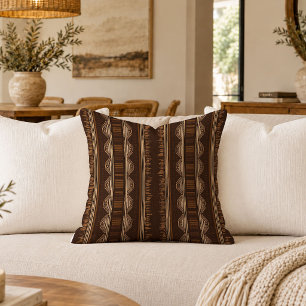 Cultural African Motif Accent Pillow Home Decor