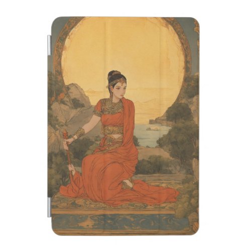 Cultural Canvas Hand_painted Indian Art iPad Case