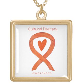 Cultural Diversity Awareness Art Jewelry Necklace