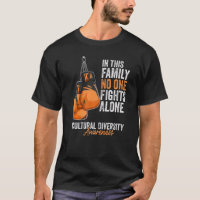 Cultural Diversity Awareness Month Gloves Orange R T-Shirt