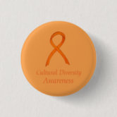 Cultural Diversity Awareness Ribbon Custom Pin