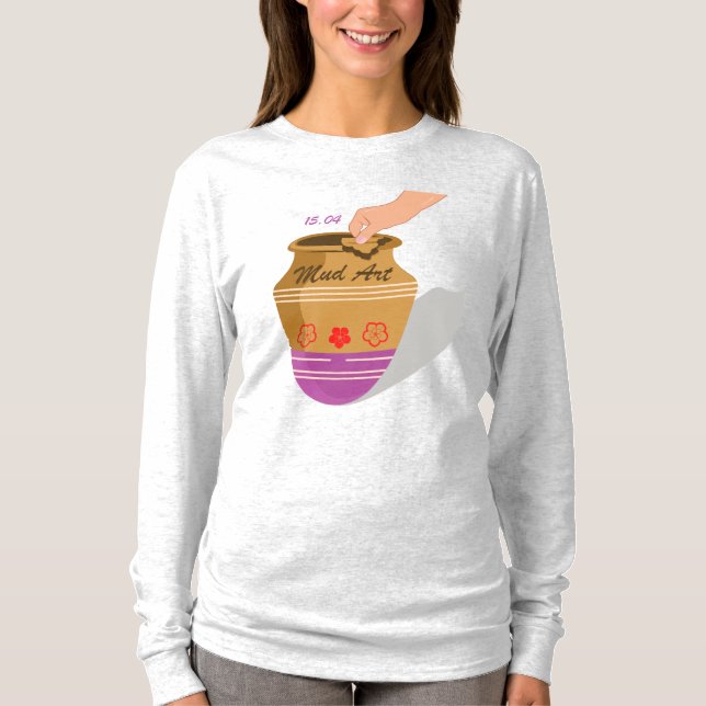 Cultural Mud Art - 15 April T-Shirt (Front)