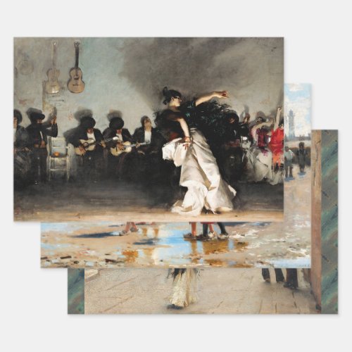 CULTURAL PAINTINGS OF JOHN SINGER SARGENT WRAPPING PAPER SHEETS