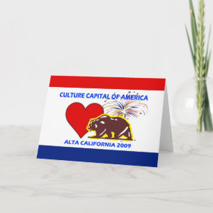 Culture Capital of America 2009 High California Card