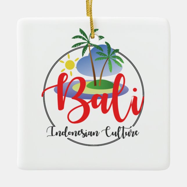 Culture Ceramic Ornament (Front)