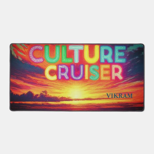 Culture cruiser  desk mat