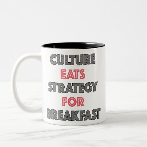 Culture Eats Strategy For Breakfast Mug