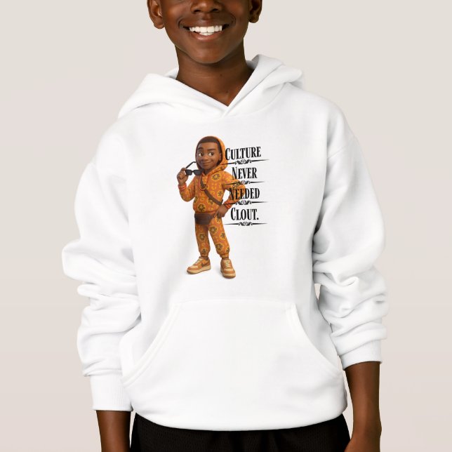 Culture Never Needed Clout,Pixarstyle 3D Hoodie (Front)