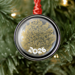 Culture Plate, Bacteria Colony, Microbiology Metal Ornament