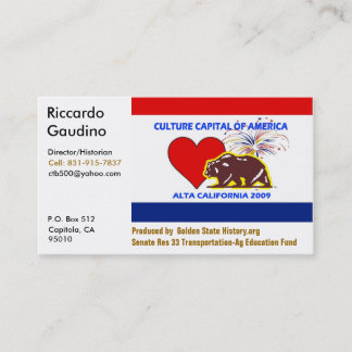 CultureCapital-Print, Riccardo Gau... - Customized Business Card