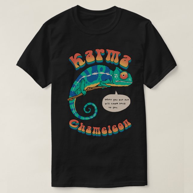 Cultured Chameleon  T-Shirt (Design Front)