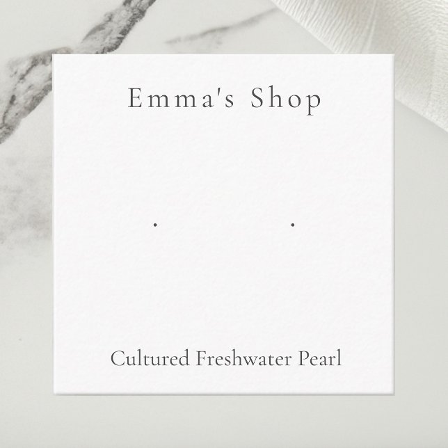 Cultured Freshwater Pearl Jewelry Display Card (Creator Uploaded)