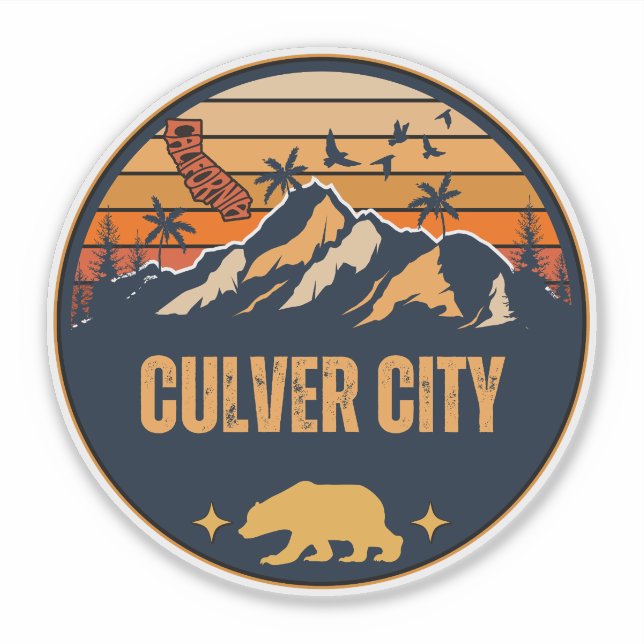 Culver City, California Sticker (Front)