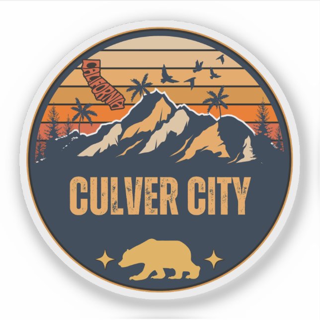 Culver City, California Sticker (Front)