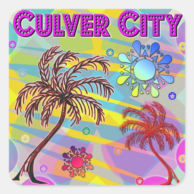 Culver City Happy and Hope Sticker (Front)