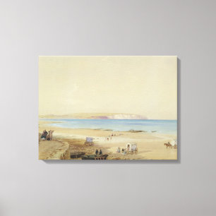 Culver Cliff, Isle of Wight (w/c, pen & ink, bodyc Canvas Print