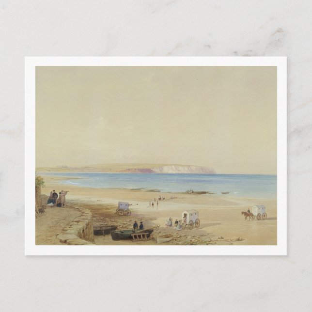 Culver Cliff, Isle of Wight (w/c, pen & ink, bodyc Postcard (Front)