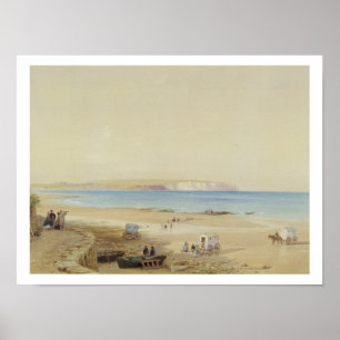 Culver Cliff, Isle of Wight (w/c, pen & ink, bodyc Poster