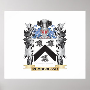 Cumberland Coat of Arms - Family Crest Poster