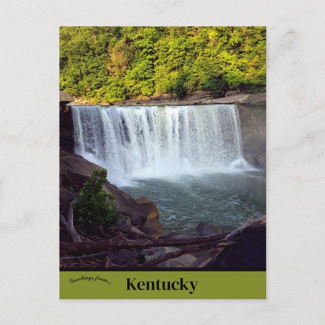 Cumberland Falls Kentucky USA Postcard (Front)