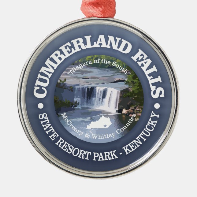 Cumberland Falls SRP Metal Ornament (Front)