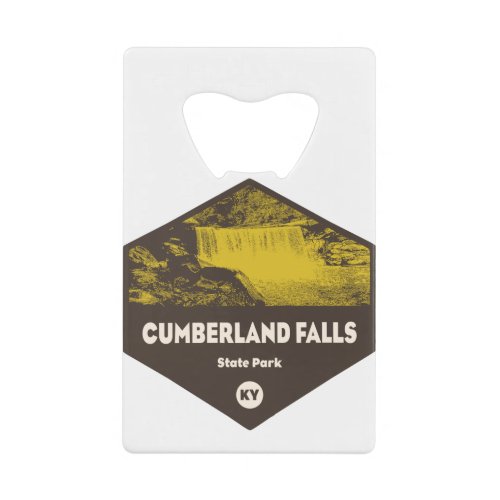 Cumberland Falls State Park Kentucky Credit Card Bottle Opener