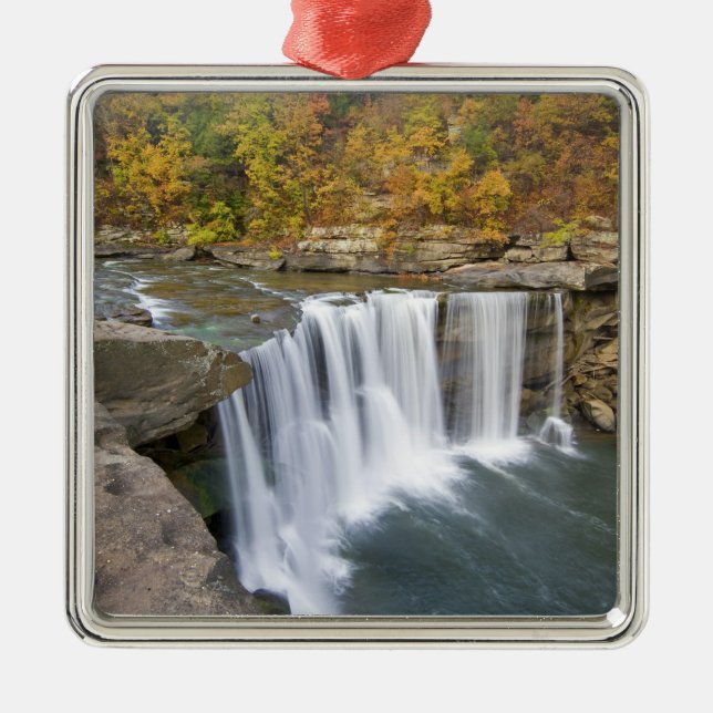 Cumberland Falls State Park near Corbin Kentucky Metal Ornament (Front)