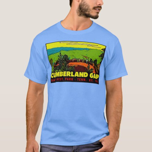 Cumberland Gap National Historic Park Vintage Trav T_Shirt